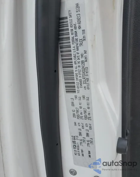 2016 Ram 1500 St из США, поврежденный, VIN 3C6JR7DG4GG241289